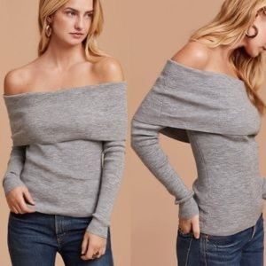 Aritzia Wilfred Croquis Off Shoulder Top
